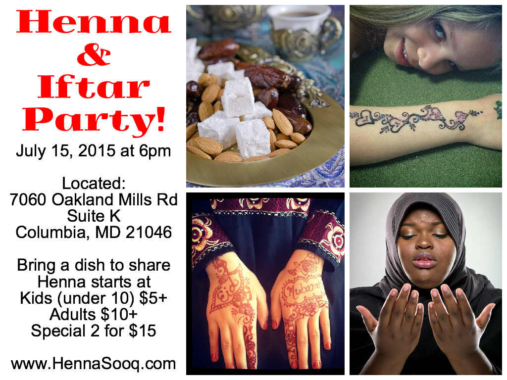 Henna iftar party sooq budokon yoga artist tattoo parties birthday