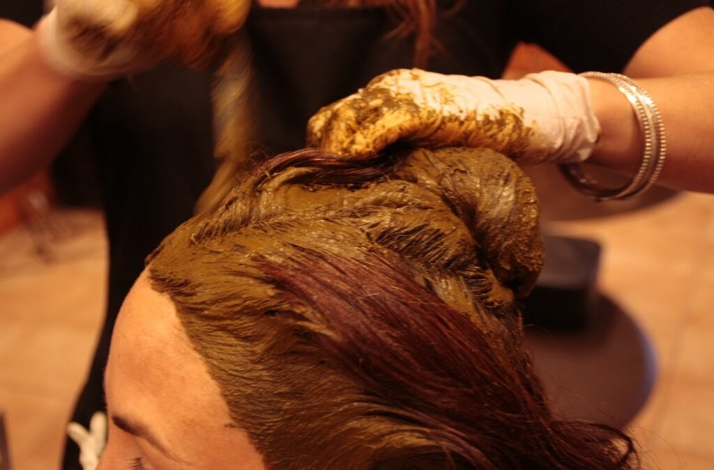 Rinsing your Henna Hair treatments out