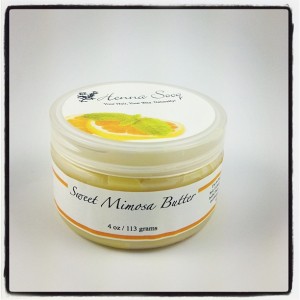 Sweet mimosa butter