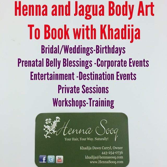 To book with Khadija ad photo