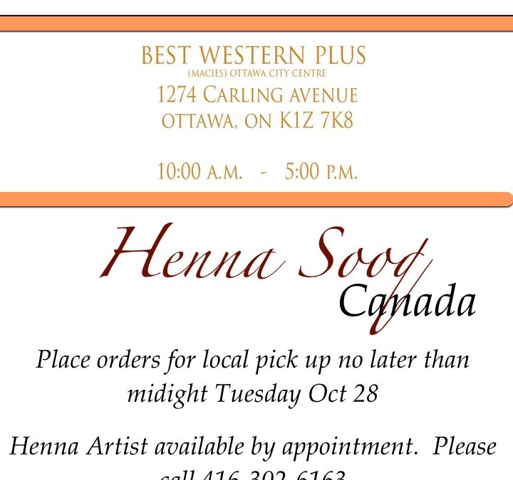Henna Sooq is Coming to Ottawa