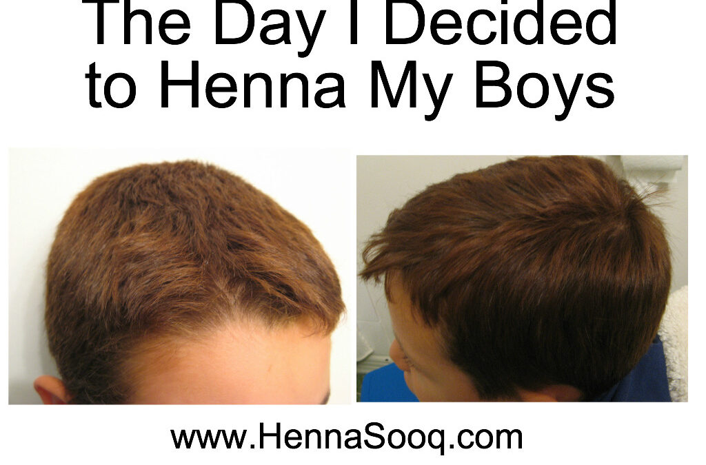 #TBT The Day I decided to Henna my Boys Hair.