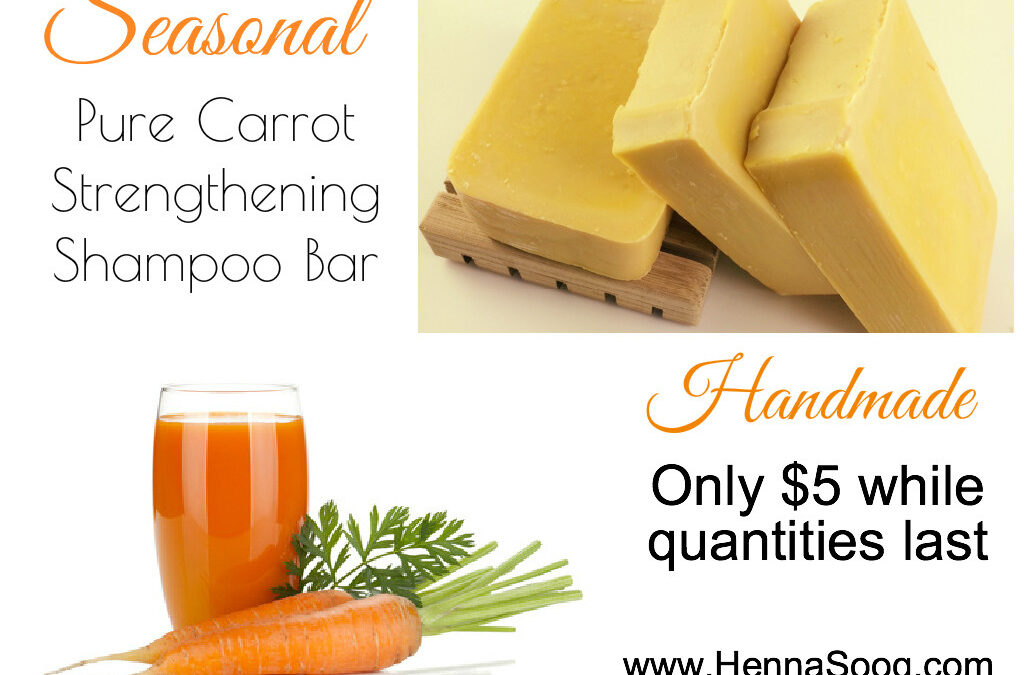 Pure Carrot Strengthening Shampoo Bar