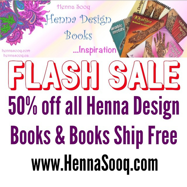 50% off all Henna Design Books