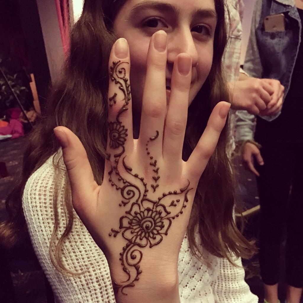 Henna Party Baltimore Sooq girls birthday tattoo bar mitvah