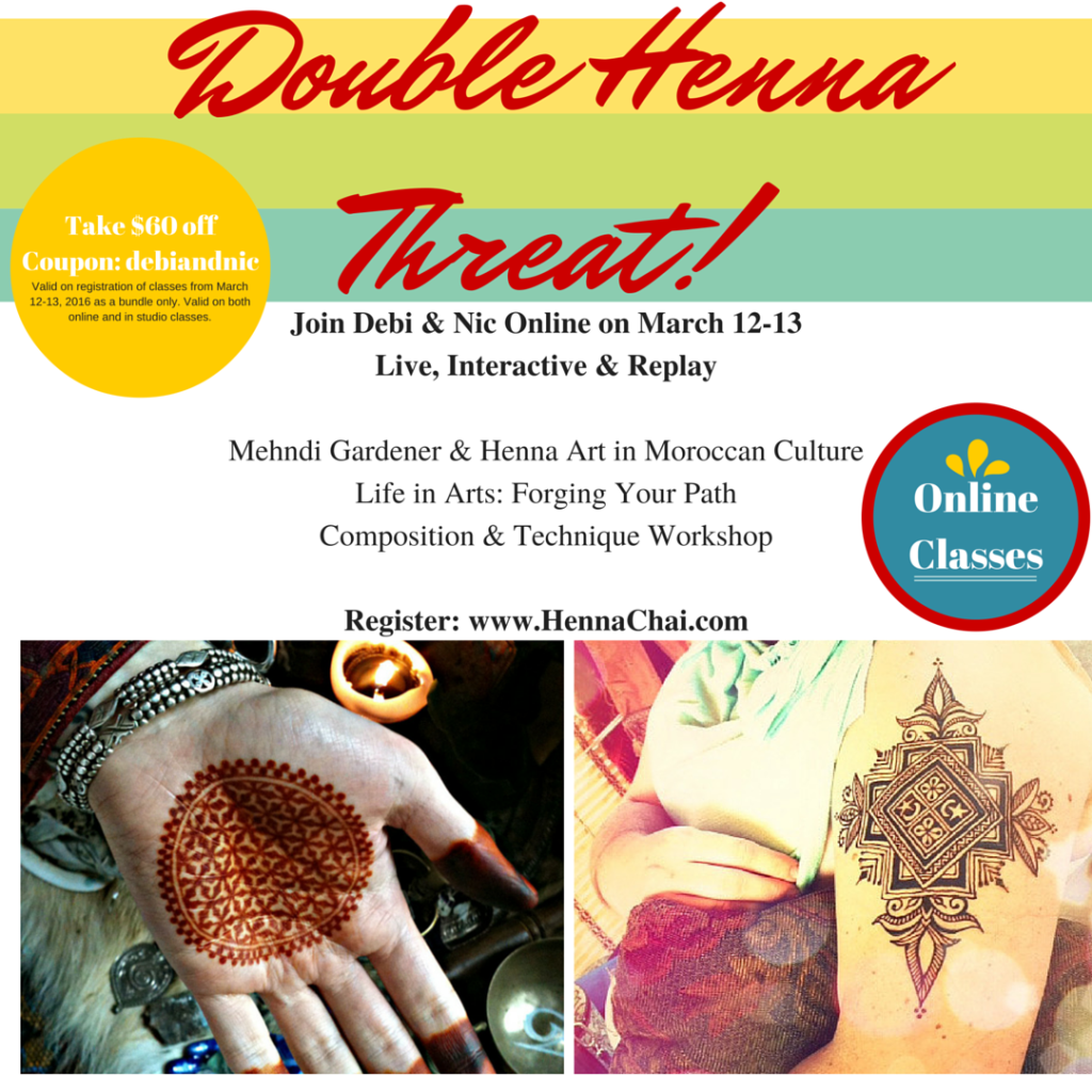 Sign up Online Debi Nic Classes Henna Chai 2016-1