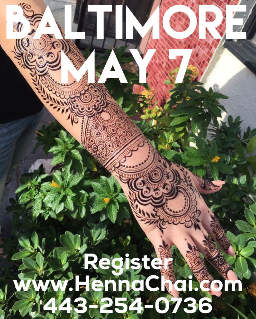 Baltimore May 7 2016 Henna Online Classes May Maaz Melissa Mystic Miama baltimore hennatattoo class learn mehndi mujahid hussain