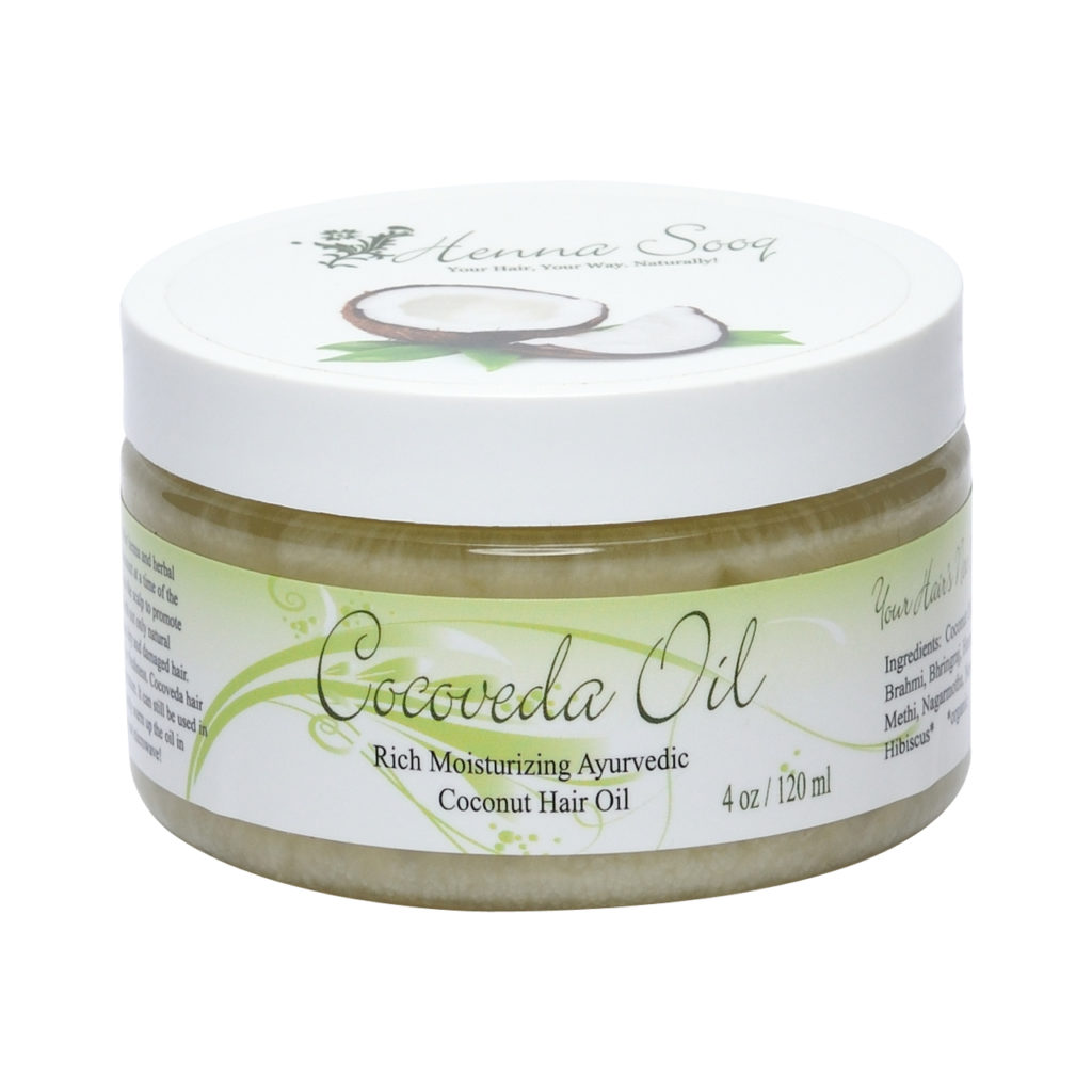 hennasooq 4 oz cocoveda hair oil moisturize ayurveda ayurvedic moisture condition organic coconut henna oils amla