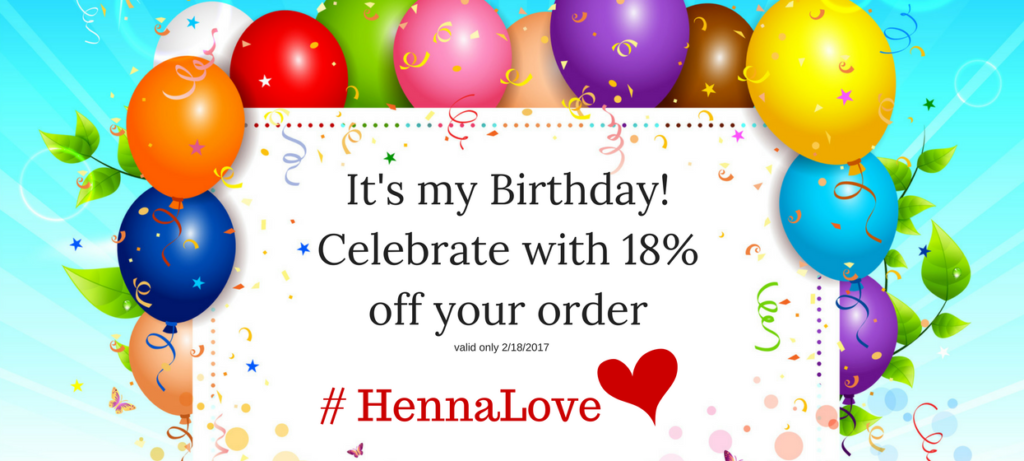 It’s my Birthday! Celebrate with 18% off