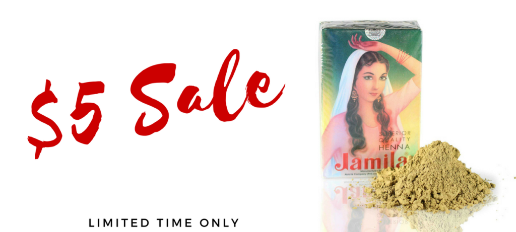 $5 Sale on Jamila Henna, Indigo for Hair and Ayurvedic Herbs