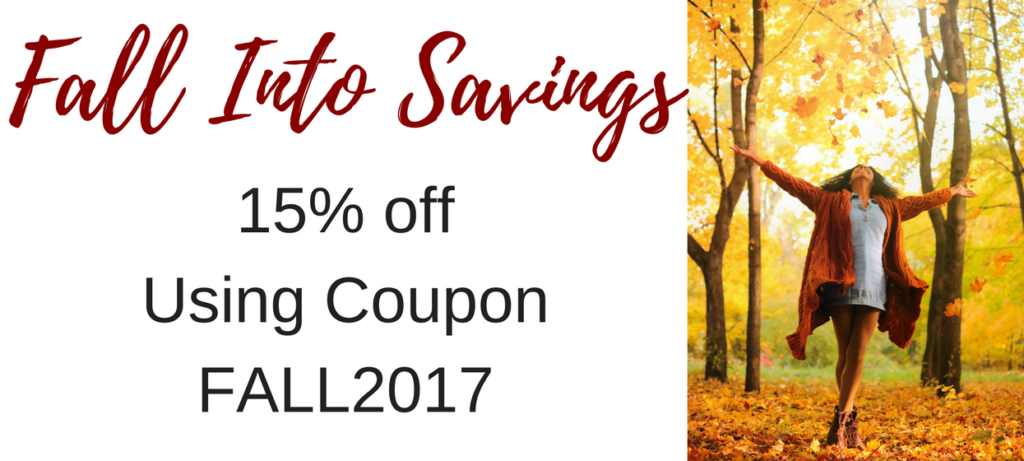 Fall Into Savings with 15% off